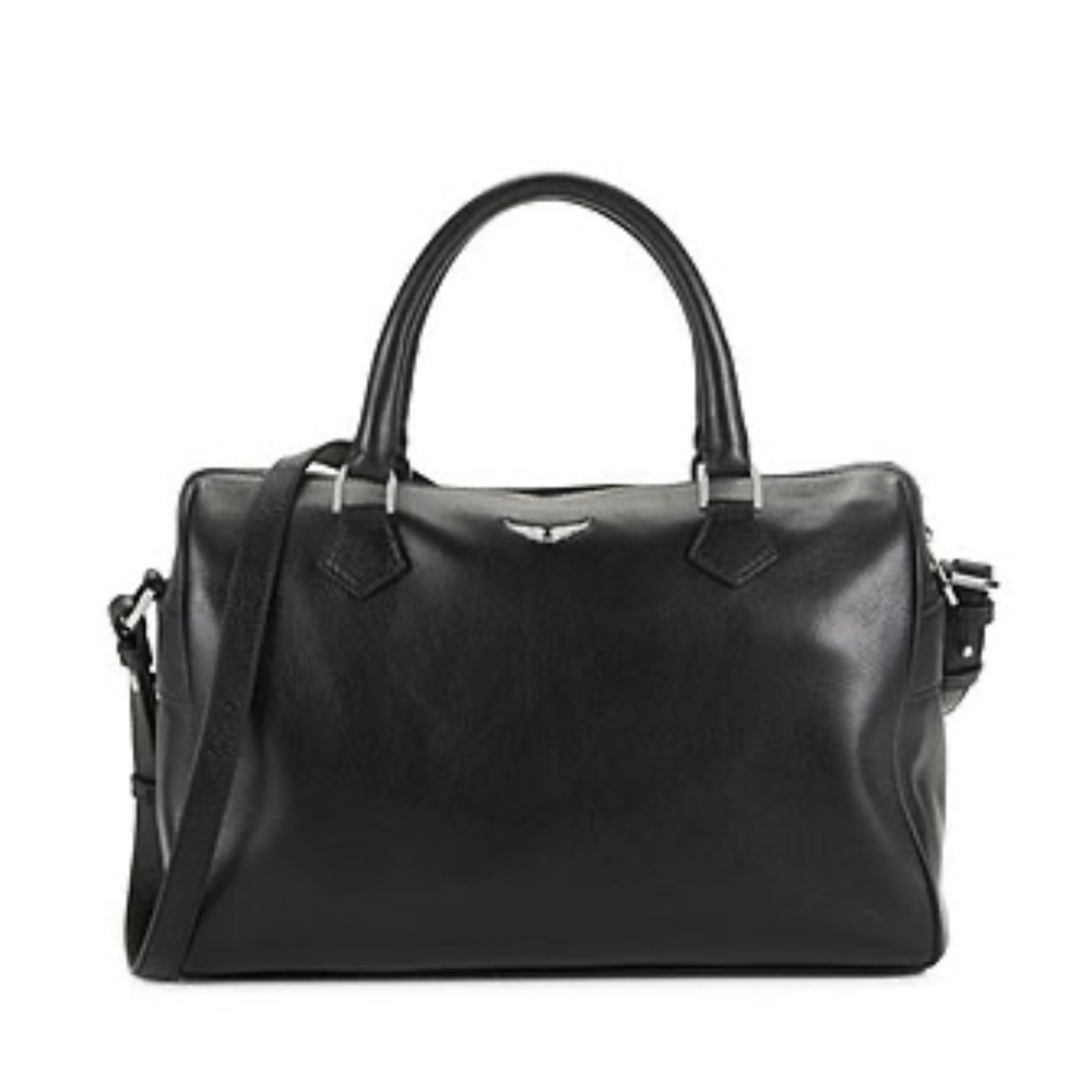 Zadig & Voltaire Medium Sunny Wings Leather Satchel